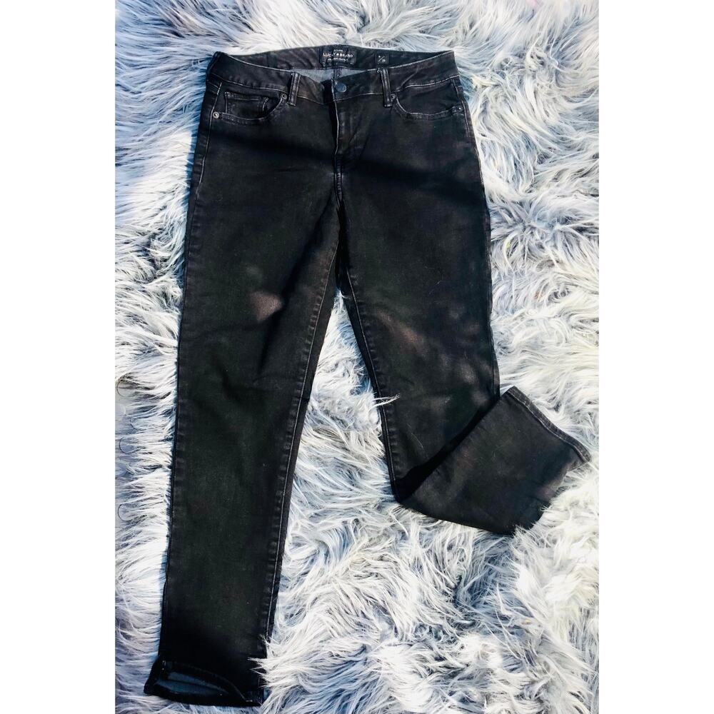 Lucky Brand Womens Black Lolita Skinny Stretch Jeans Size 8